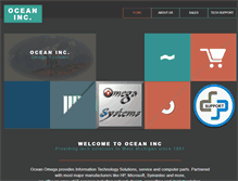 Tablet Screenshot of oceaninc.com